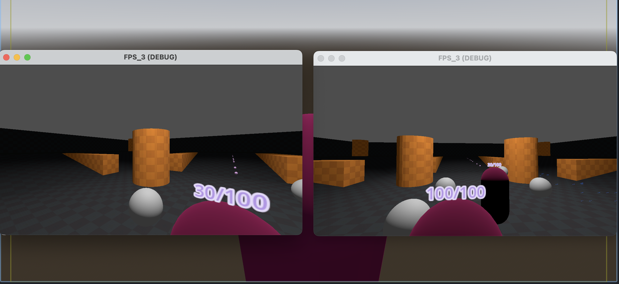 Online multiplayer scenario