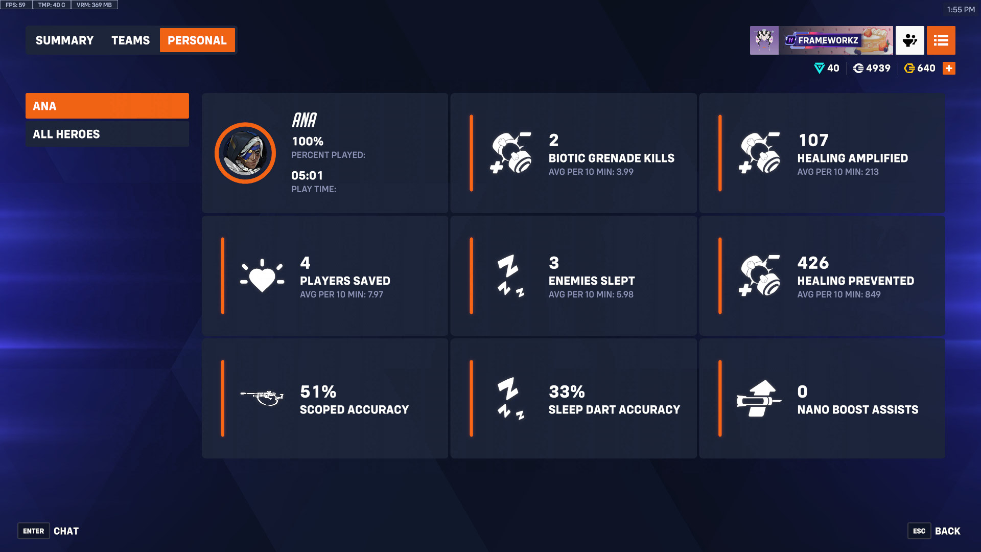 Game Stat